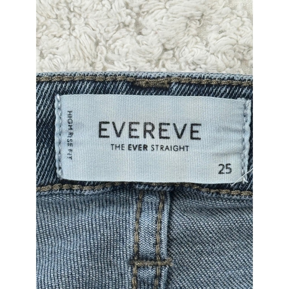 EVEREVE The Ever Straight High Rise Womens Jeans Size‎ 25 Dark Wash Denim - Picture 5 of 10
